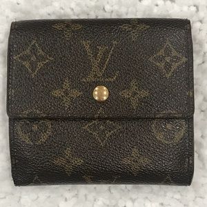 Vintage Louis Vuitton Brown Monogram Elise Wallet